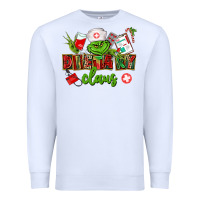 White dietary claus Premium Sweatshirt - CowGirlArtShop