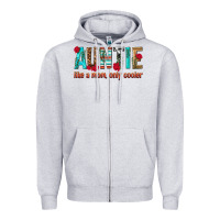 Heather Grey Auntie Like a Mom Only Cooler Zipper Hoodie - texasbilliewilder