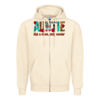 Sandshell Auntie Like a Mom Only Cooler Zipper Hoodie - texasbilliewilder