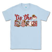 Dusty Blue tis the season baseball little debbie tree cakes Classic Tee - JahusDesignShop