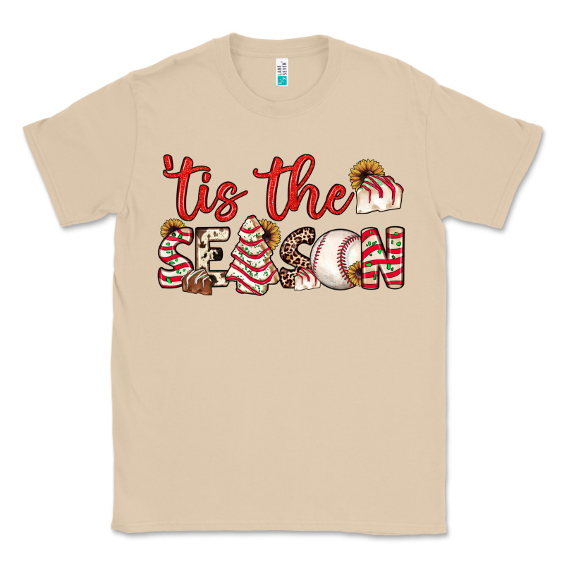 Tis The Season Baseball Little Debbie Tree Cakes Classic Tee by JahusDesignShop | Teevron