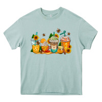 Arona bumble bee coffee cups Heavy Core Tee - AdoDesignShop