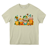 Mossy bumble bee coffee cups Heavy Core Tee - AdoDesignShop