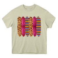 Mossy Pink Leopard Serape Brush Strokes Heavy Core Tee - Bettercallsaul