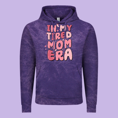 In My Tired Mom Era Vintage Hoodie Designed By Maliassmallbusiness