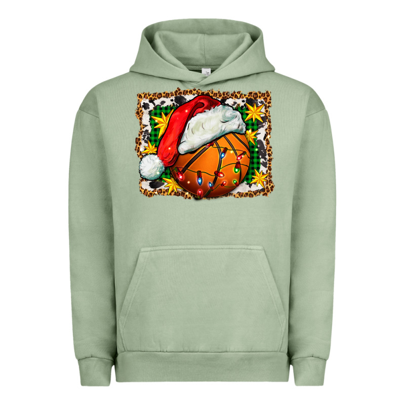 Basketball Christmas Urban Hoodie by FaDigitalArtStudio | Teevron