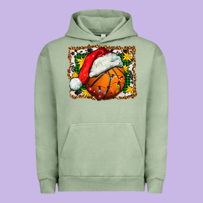 Basketball Christmas Urban Hoodie Designed By Fadigitalartstudio