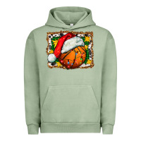 Pigment Oil Green basketball christmas Urban Hoodie - FaDigitalArtStudio