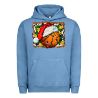 Pigment Pebble Blue basketball christmas Urban Hoodie - FaDigitalArtStudio