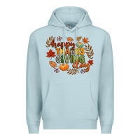 Blue Mist happy thanksgiving day Premium Hoodie - CowGirlArtShop
