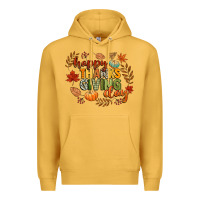 Mustard happy thanksgiving day Premium Hoodie - CowGirlArtShop