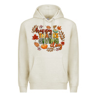 Oatmeal Heather happy thanksgiving day Premium Hoodie - CowGirlArtShop