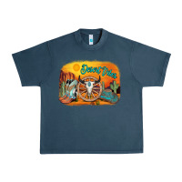 Midnight Navy desert vibes Urban Heavy Tee - AdoDesignShop