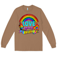 Toasted Coconut Love Your Truth Long Sleeve Tee - BundleAndBundleShop