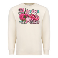 Sandshell in october we wear pink Premium Sweatshirt - CowGirlArtShop
