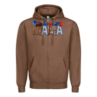 Chestnut Boy Mama Zipper Hoodie - texasbilliewilder