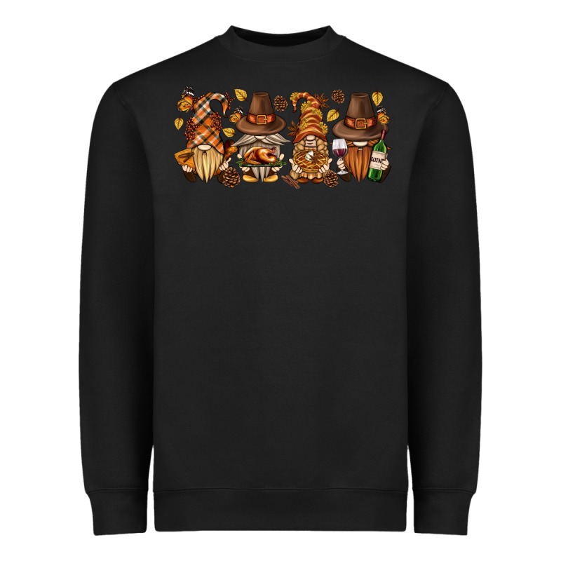 Thanksgiving Gnomies Bbs Heavyweight Sweatshirt by BundleAndBundleShop | Teevron