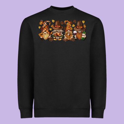 Thanksgiving Gnomies Bbs Heavyweight Sweatshirt Designed By Bundleandbundleshop
