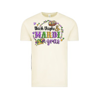 Vintage Arctic thick thighs mardi gras Vintage Tee - MaliasSmallBusiness