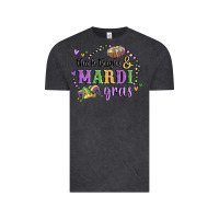 Vintage Black thick thighs mardi gras Vintage Tee - MaliasSmallBusiness