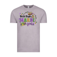 Vintage Zinc thick thighs mardi gras Vintage Tee - MaliasSmallBusiness