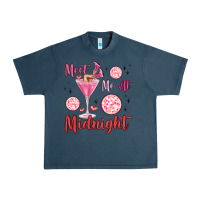 Midnight Navy meet me at midnight Urban Heavy Tee - MaliasSmallBusiness