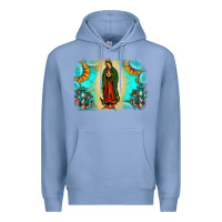 Colony Blue gemstone our lady of guadalupe Premium Hoodie - JahusDesignShop