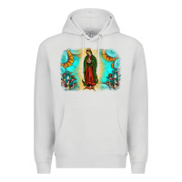 Dove Grey gemstone our lady of guadalupe Premium Hoodie - JahusDesignShop