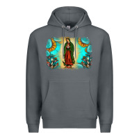 Rock gemstone our lady of guadalupe Premium Hoodie - JahusDesignShop