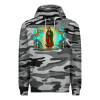 Slate Camo gemstone our lady of guadalupe Premium Hoodie - JahusDesignShop