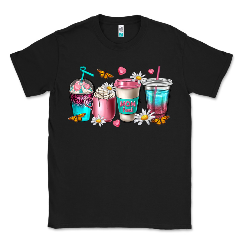 Mom Fuel Coffee Cups Classic Tee by NancyCooperArtShop | Teevron