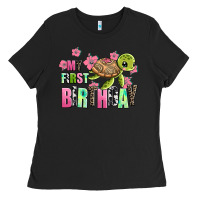 Black mu first birthday Ladies Tee - AdoDesignShop