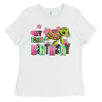 White mu first birthday Ladies Tee - AdoDesignShop