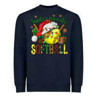 Navy santa's favorite softball bbs Heavyweight Sweatshirt - BundleAndBundleShop