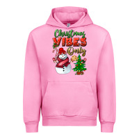 Fuchsia Pink christmas vibes only Urban Hoodie - BundleAndBundleShop