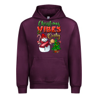Mauve Wine christmas vibes only Urban Hoodie - BundleAndBundleShop