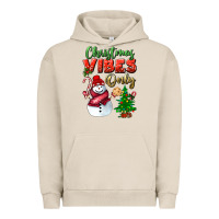 Pigment French Oak christmas vibes only Urban Hoodie - BundleAndBundleShop
