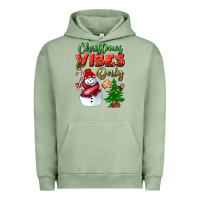 Pigment Oil Green christmas vibes only Urban Hoodie - BundleAndBundleShop