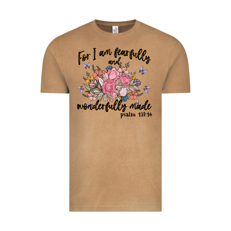 For I Am Fearfully And Wonderfully Made Vintage Tee by MaliasSmallBusiness | Teevron