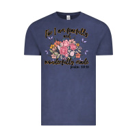 Vintage Denim for i am fearfully and wonderfully made Vintage Tee - MaliasSmallBusiness