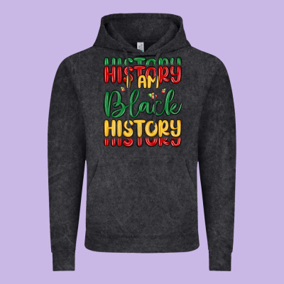 I Am Black History Vintage Hoodie Designed By Maliassmallbusiness