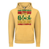 Vintage Mustard i am black history Vintage Hoodie - MaliasSmallBusiness
