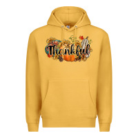 Mustard thankful Premium Hoodie - CowGirlArtShop