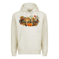 Oatmeal Heather thankful Premium Hoodie - CowGirlArtShop