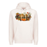 Pale Pink thankful Premium Hoodie - CowGirlArtShop