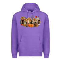 Purple thankful Premium Hoodie - CowGirlArtShop