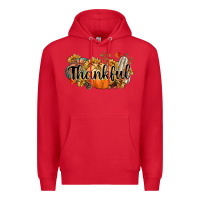 Red thankful Premium Hoodie - CowGirlArtShop