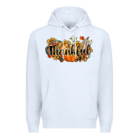 White thankful Premium Hoodie - CowGirlArtShop