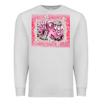 Dove Grey survivor cancer awareness Premium Sweatshirt - CowGirlArtShop