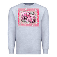 Heather Grey survivor cancer awareness Premium Sweatshirt - CowGirlArtShop